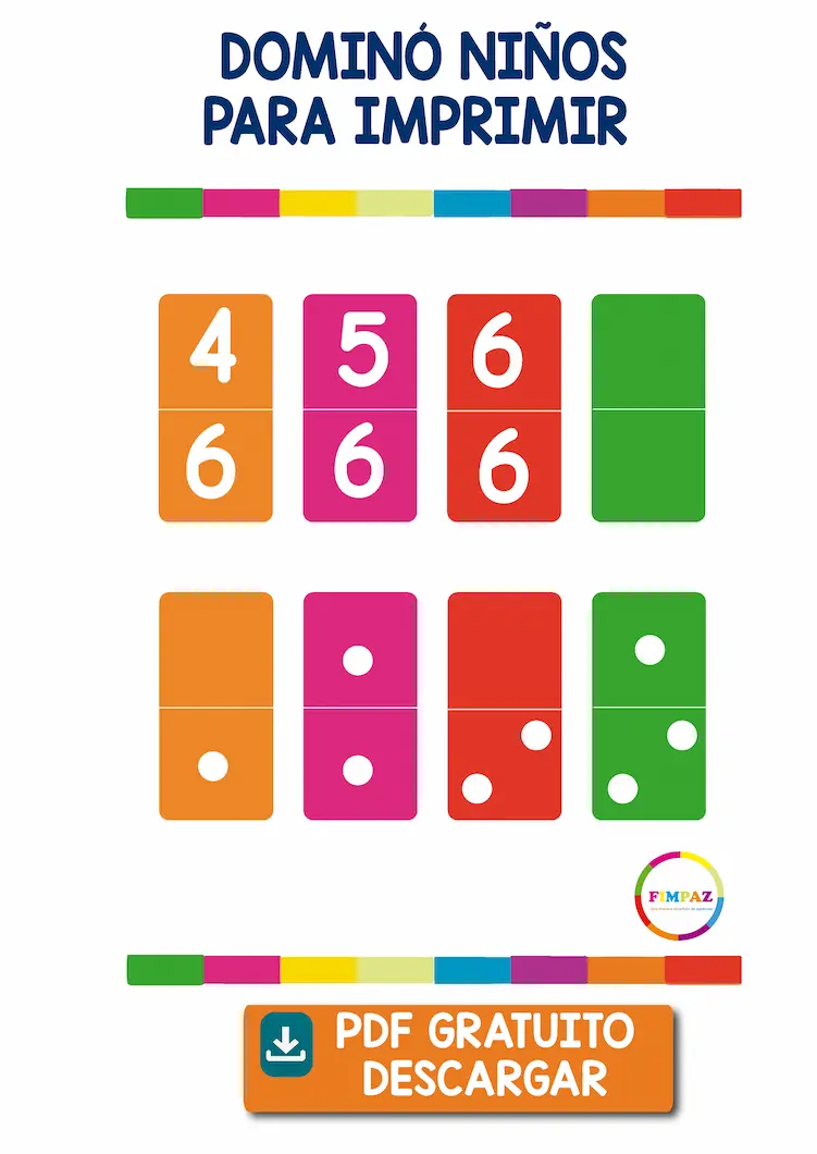 imprimir fichas de domino