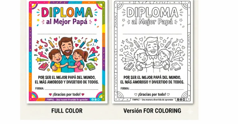 imprimir diploma para papa