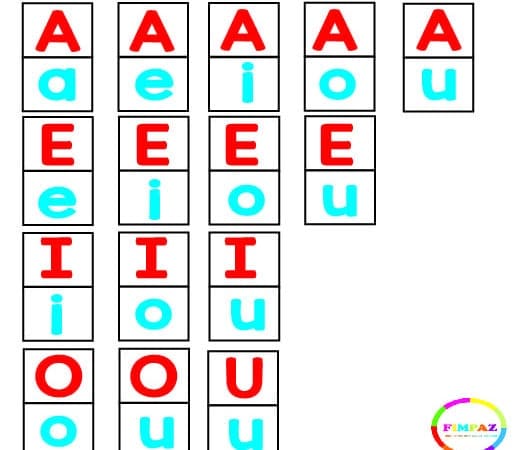 DOMINO DE VOCALES