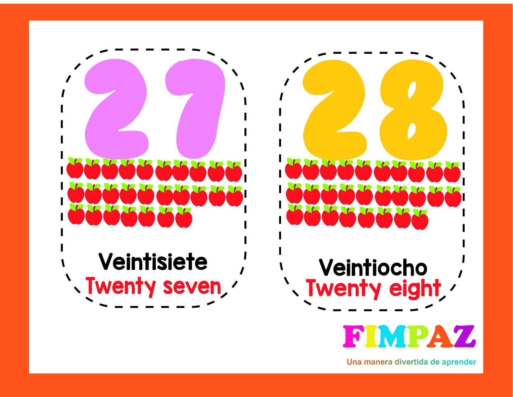Lee más sobre el artículo FLASHCARDS EN INGLÉS PARA IMPRIMIR