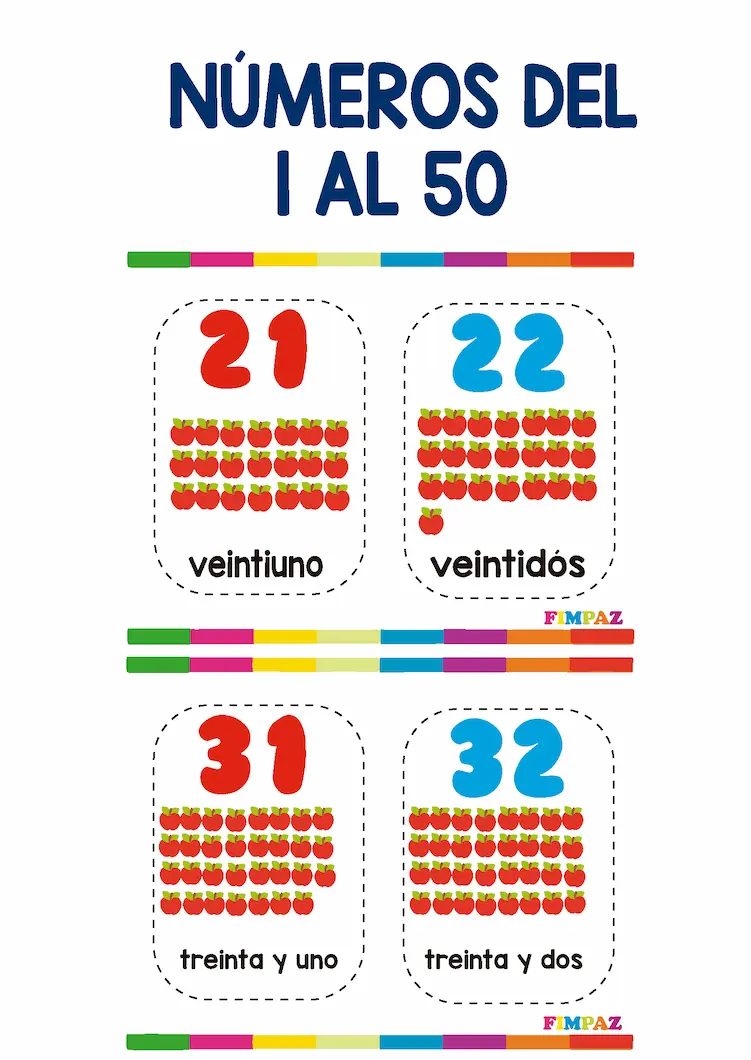 numeros del 1 al 30 para imprimir