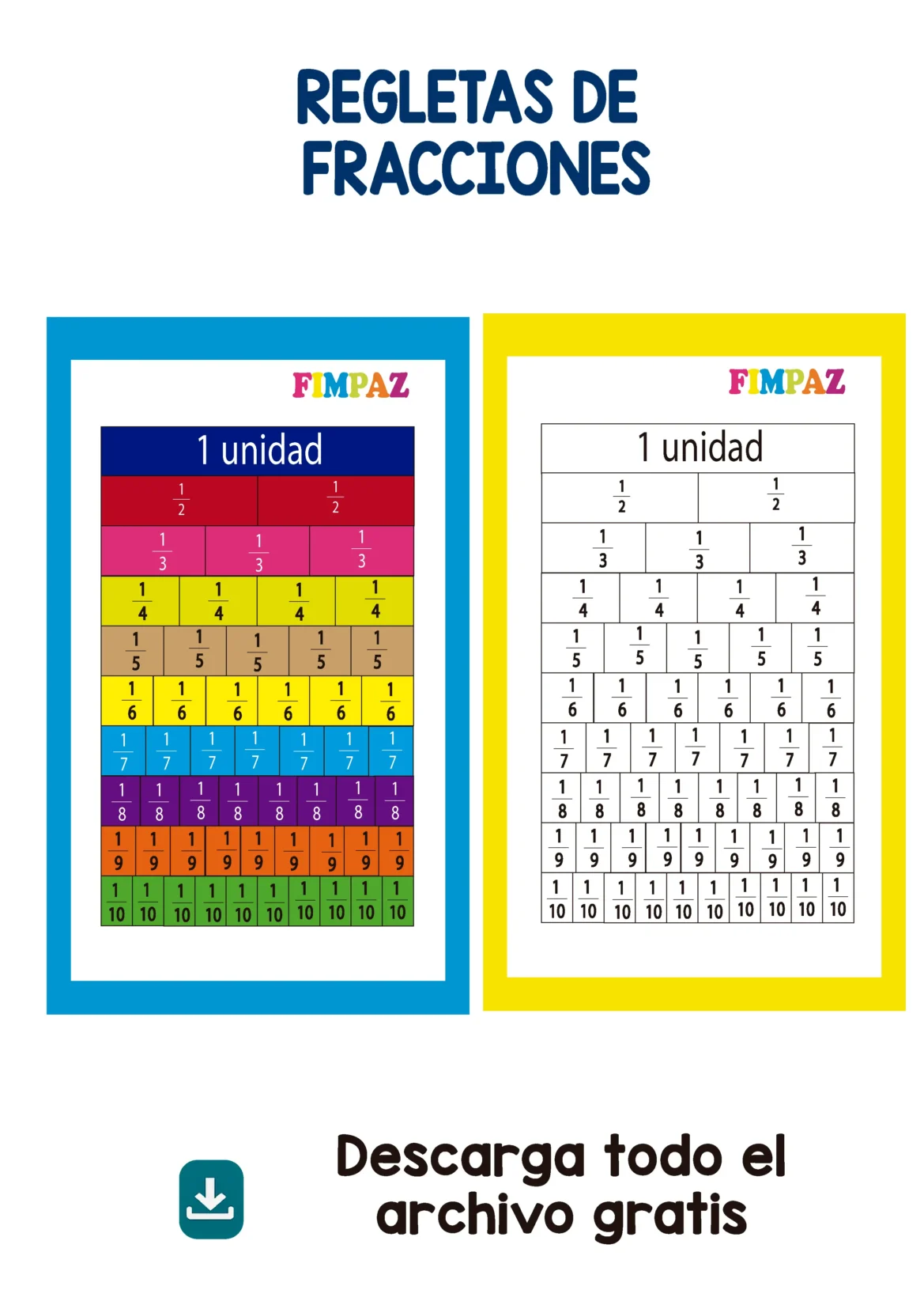 regletas de fracciones