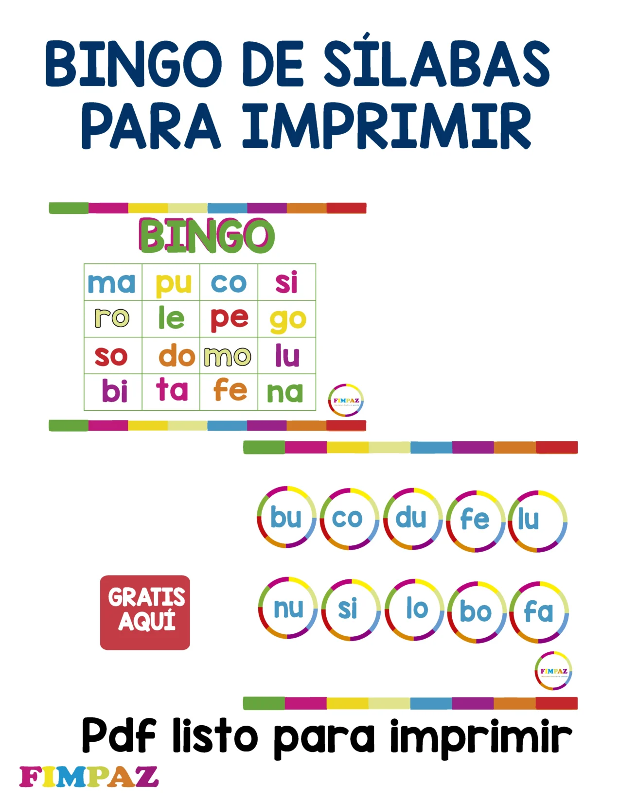 bingo silabico pdf