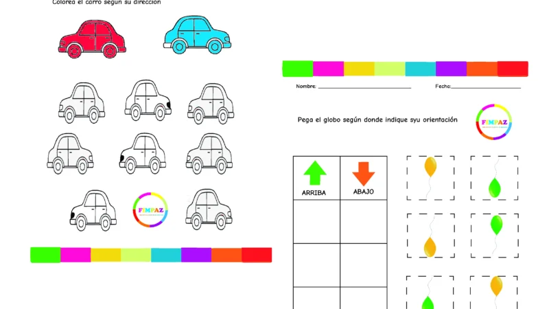 lateralidad actividades para imprimir