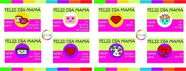 VALES PARA EL DÍA DE LA MADRE