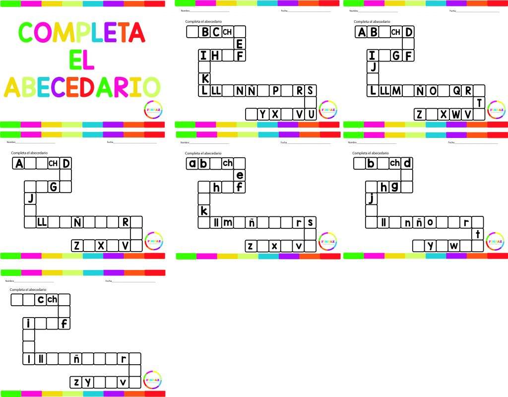 COMPLETAR ABECEDARIO