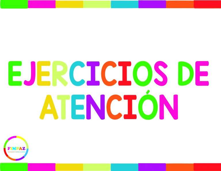 EJERCICIOS DE ATENCIÓN