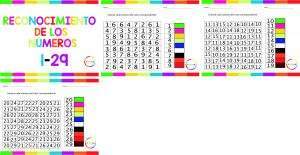 Lee más sobre el artículo RECONOCIMIENTO DE LOS NÚMEROS DEL  1 AL 29   
