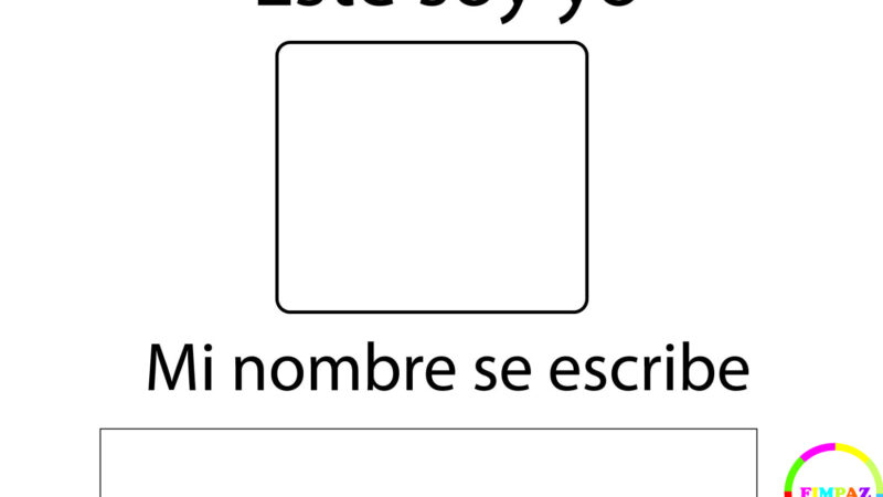 actividad mi nombre preescolar