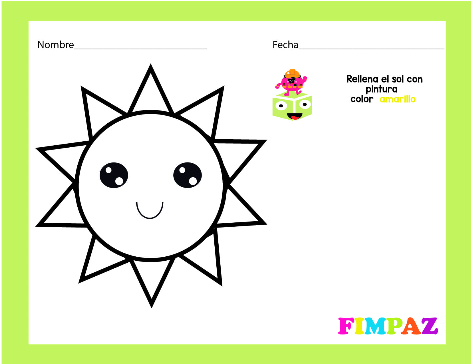 actividades de los colores primarios para preescolar