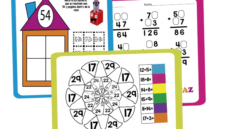 SUMAS Y RESTAS PARA NIÑOS