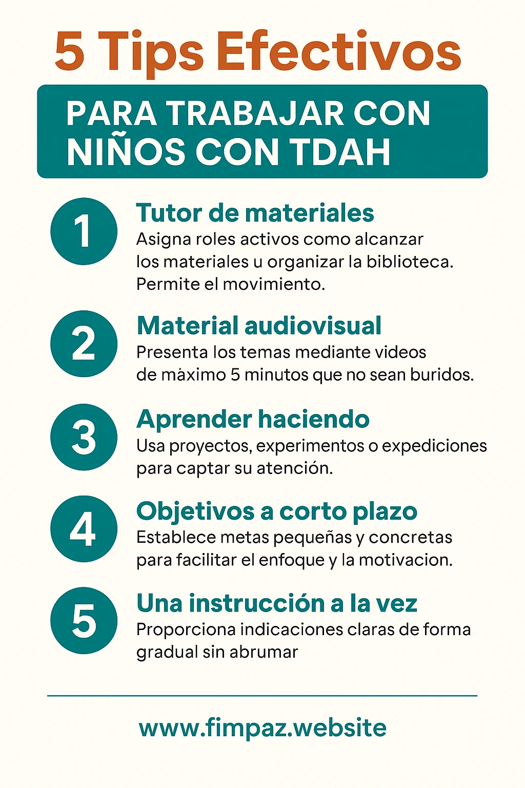 NIÑOS CON TDAH EN EL AULA Y EN CASA