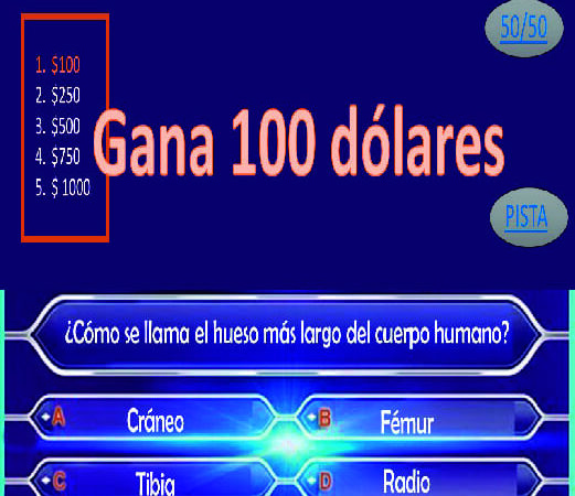 ¿QUIEN QUIERE SER MILLONARIO? EN POWER POINT