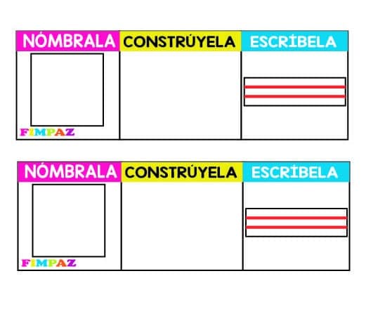 FICHAS PARA CONSTRUIR PALABRAS
