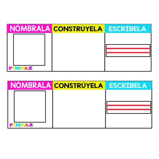 FICHAS PARA CONSTRUIR PALABRAS