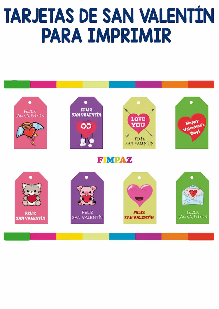 TARJETAS DE PARA PARA SAN VALENTIN