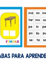 CUADERNILLO  DE SÍLABAS PARA APRENDER A LEER
