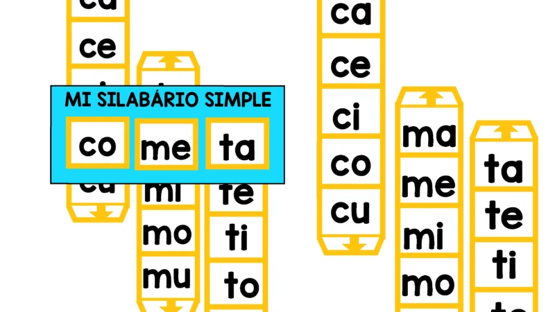 silabario movil para imprimir