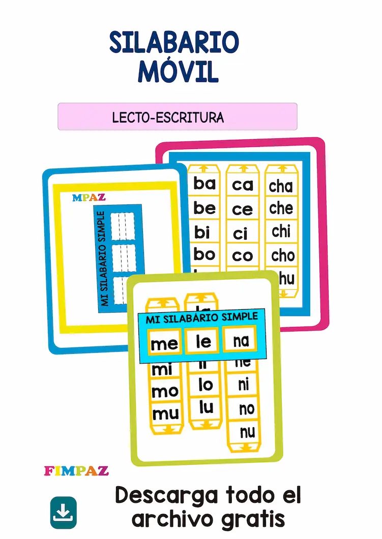 silabario para imprimir