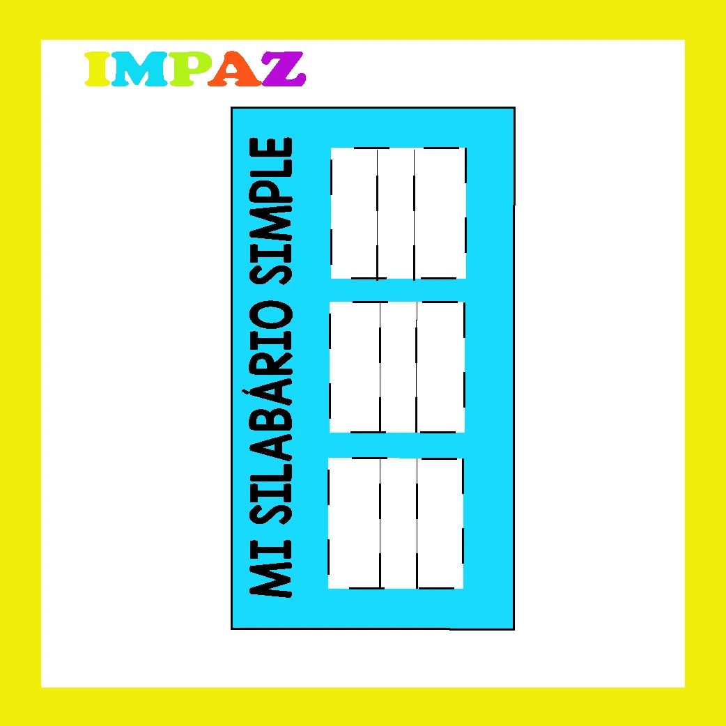 Silabario movil para imprimir con sílabas en español, diseñado para apoyar el aprendizaje de la lectura en niños pequeños.