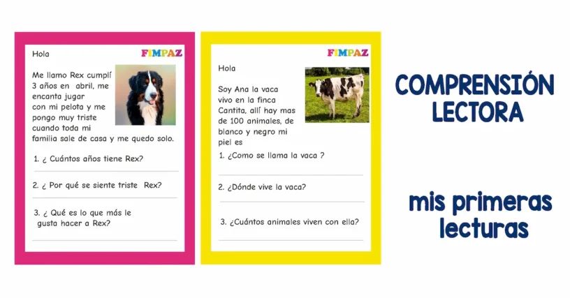 ACTIVIDADES DE COMPRENCION LECTORA PARA INICIAL