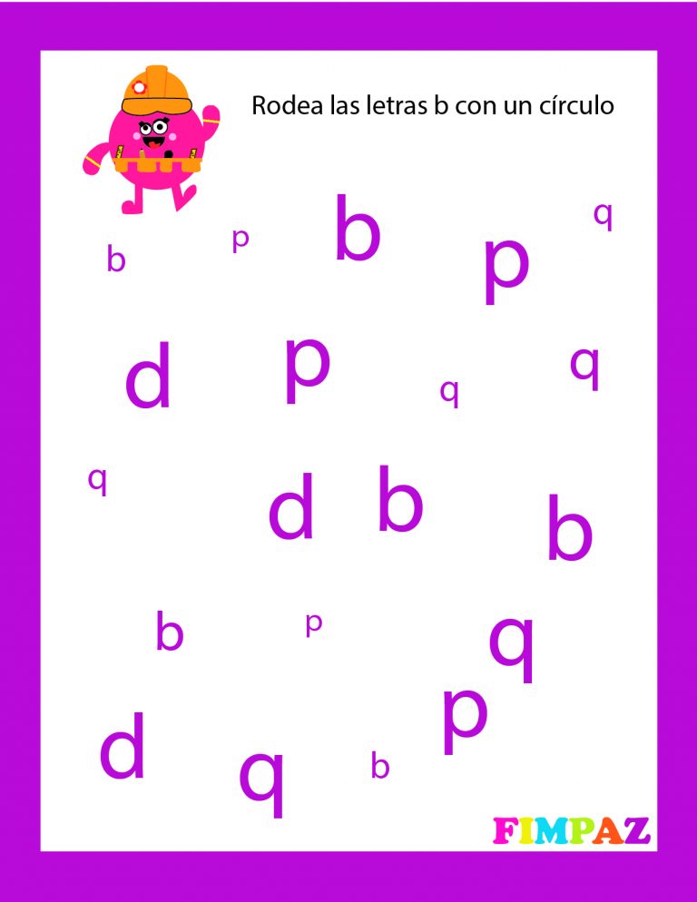 Lee más sobre el artículo ACTIVIDADES PARA DIFERENCIAR LETRA