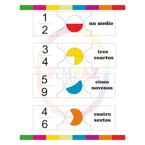 ROMPECABEZAS DE FRACCIONES PDF