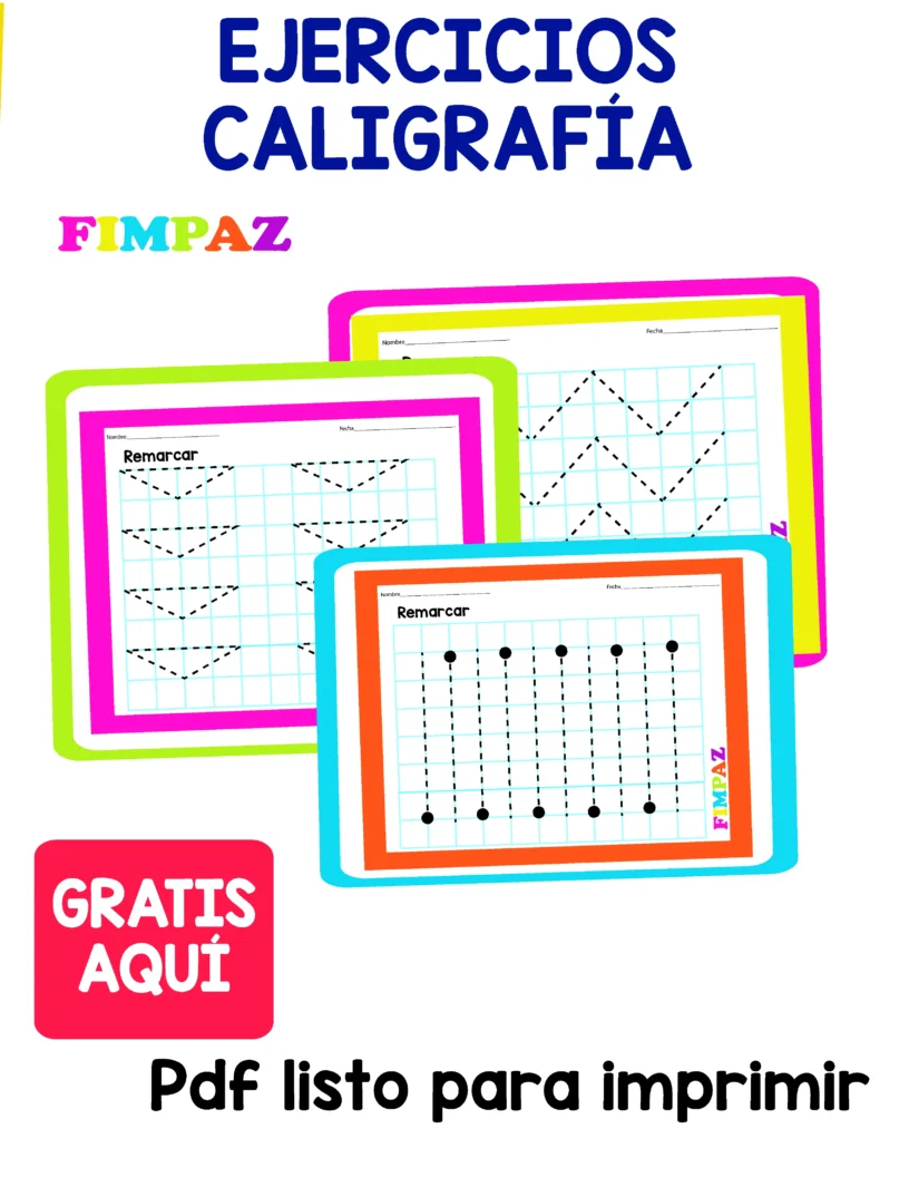 Mejora tu letra con estos ejercicios de caligrafía. Plantillas para niños y adultos, técnicas fáciles y recursos para imprimir gratis.