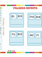 Juego de Lectoescritura: Descifra la «Palabra Secreta» con Coordenadas