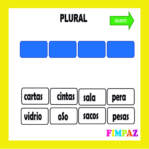 SINGULAR Y PLURAL