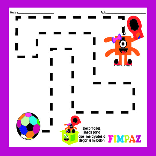 ACTIVIDADES PARA RECORTAR PREESCOLAR