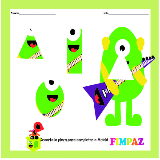 ACTIVIDADES PARA RECORTAR PREESCOLAR
