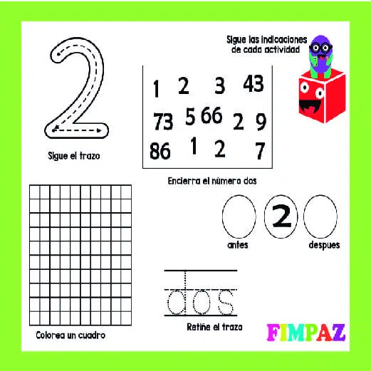 LOS NUMEROS DEL 1 AL 100