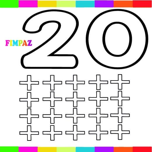 números para colorear