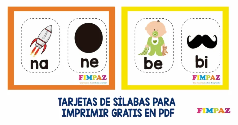 tARJETAS DE SÌLABAS SIMPLES PARA APRENDER A LEER