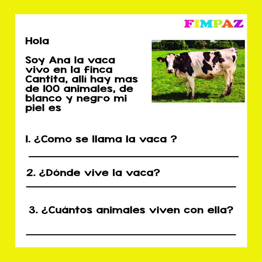 COMPRENSIÓN LECTORA PARA NIVEL INICIAL