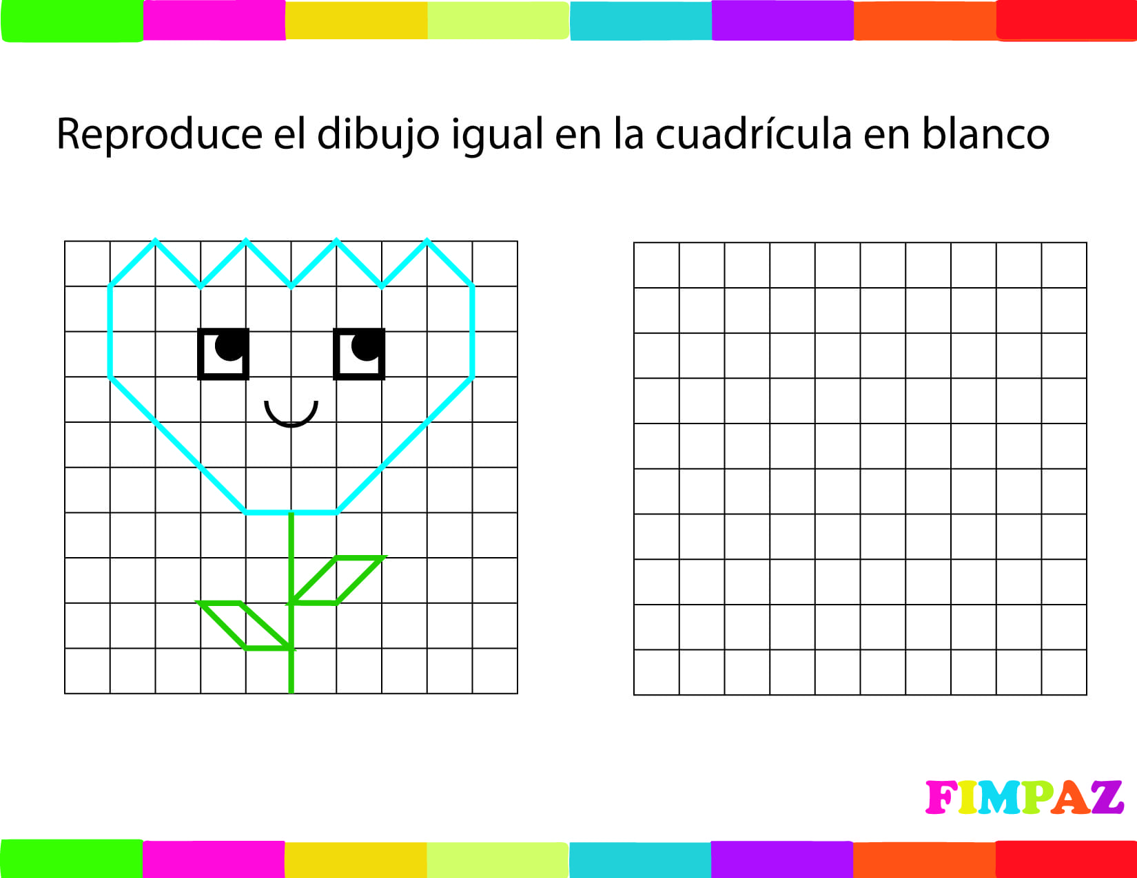 dibujos cuadriculados