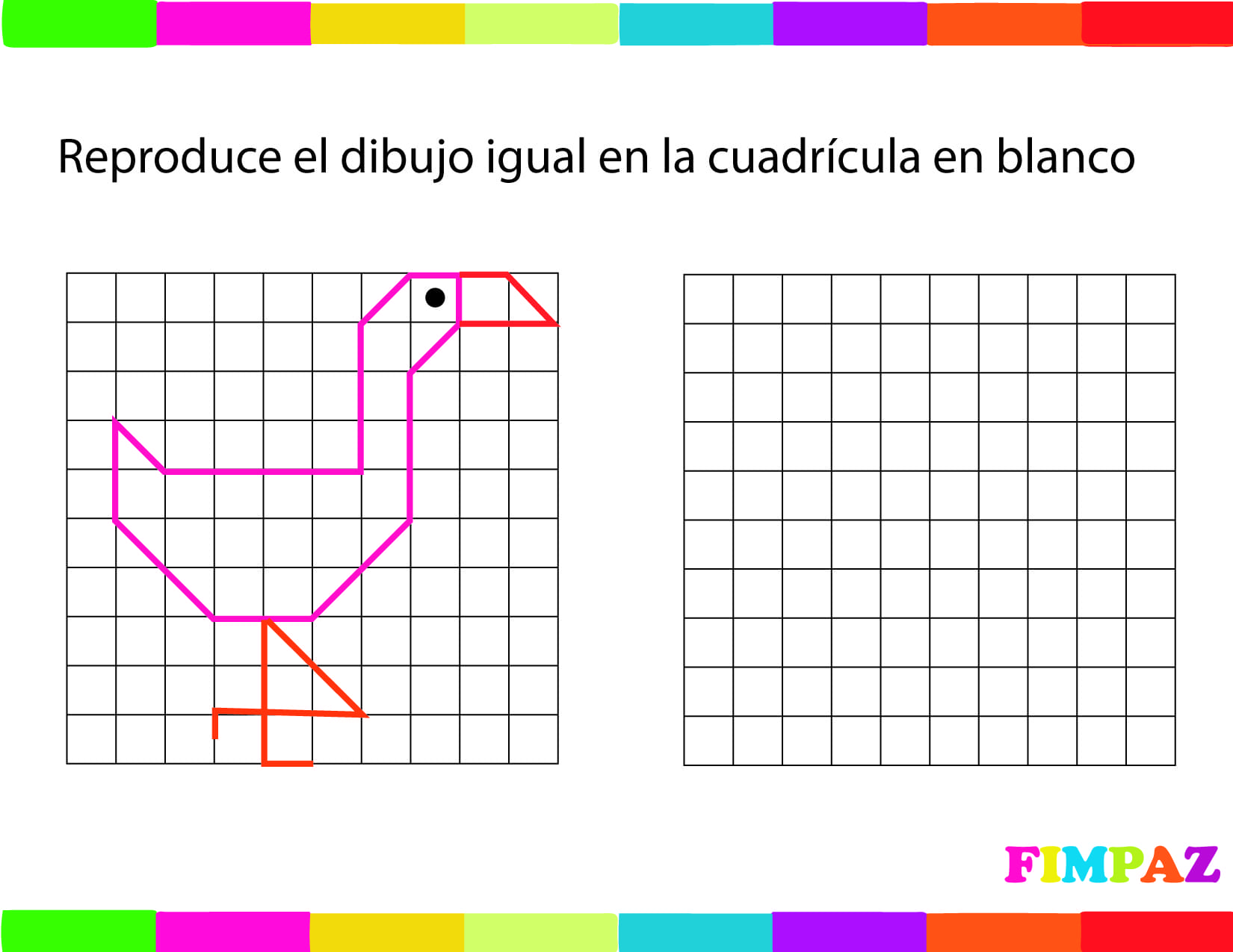 dibujos cuadriculados
