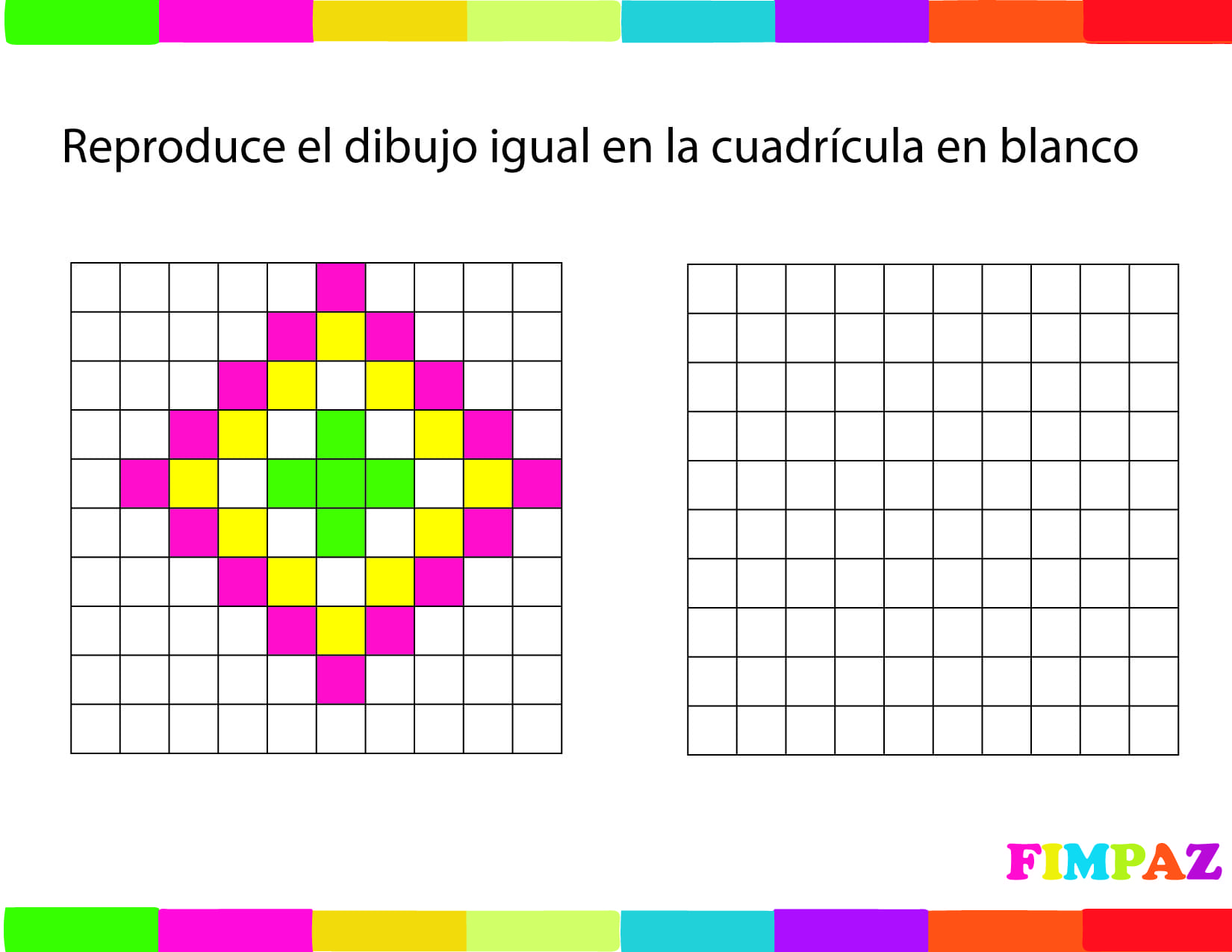 dibujos cuadriculados