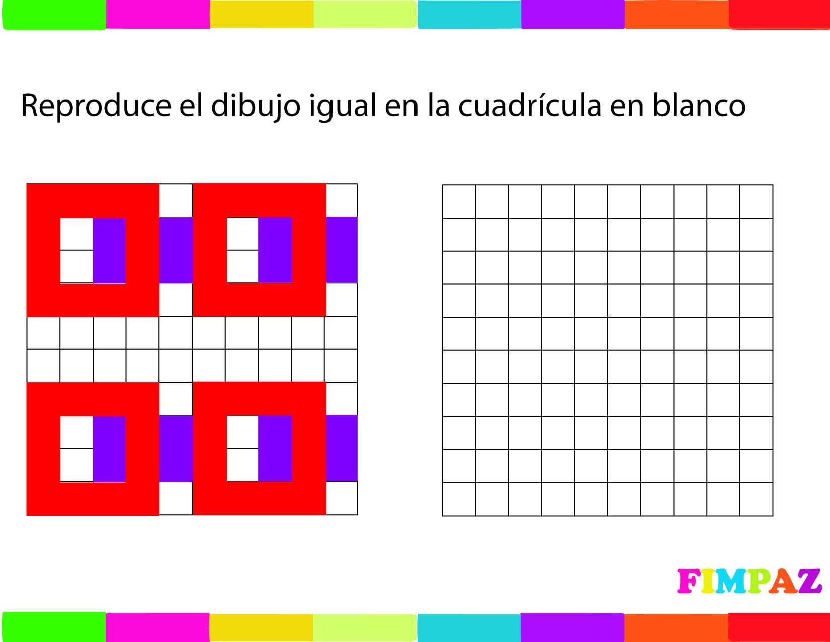 dibujos cuadriculados