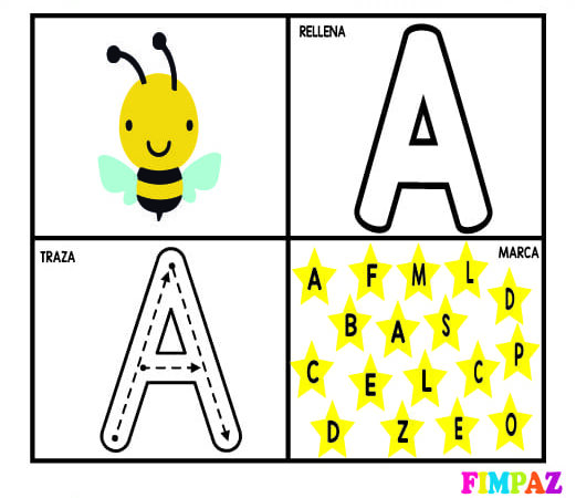 LAS LETRAS DEL ABECEDARIO