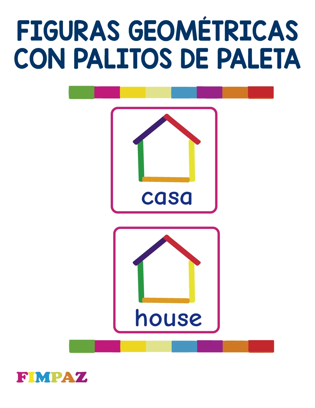 figuras geometricas con palillos de dientes