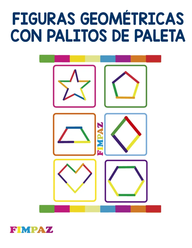 figuras geometricas con palillos de dientes