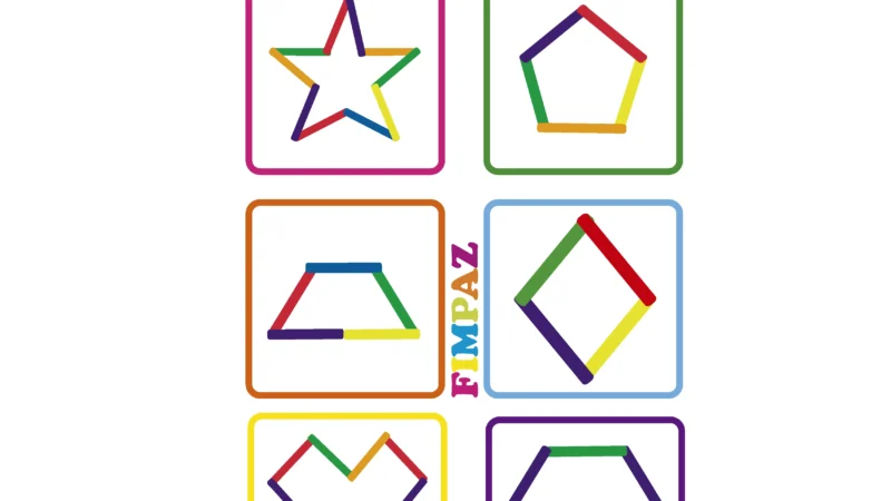 figuras geometricas con palillos de dientes