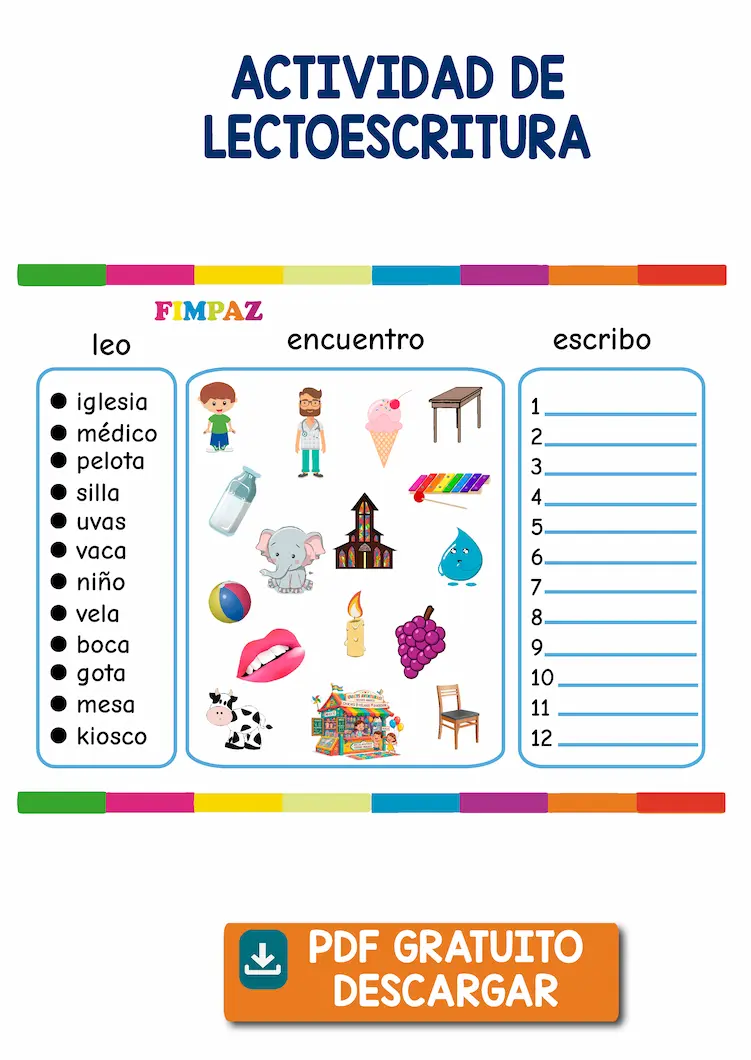 actividades lectoescritura