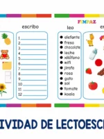 🧒 Actividades de Lectoescritura para Imprimir