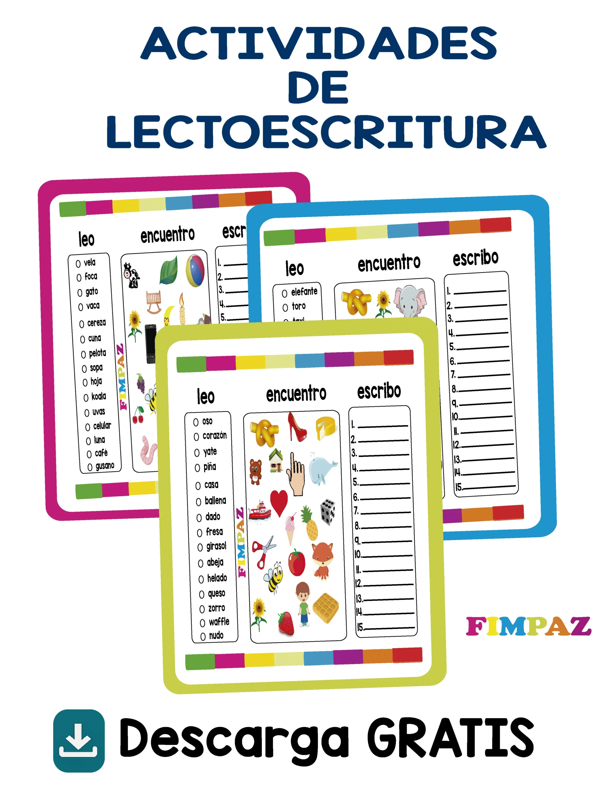 actividades de lectoescritura