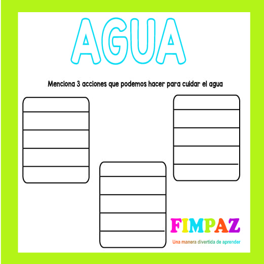 DÍA MUNDIAL DEL AGUA: ACTIVIDADES PARA NIÑOS