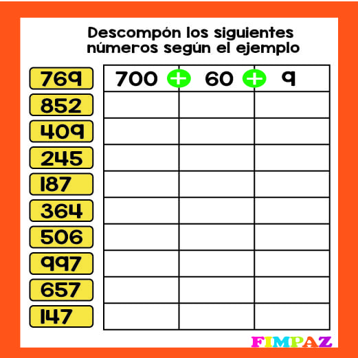 DESCOMPONER UNIDADES