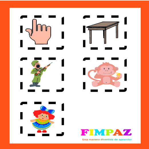 JUEGO MEMORAMA SÍLABAS